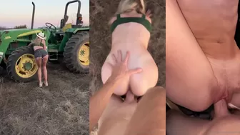 OnlyFans Lexi Rae The Farmers Daughter Creampie Sex POV fuck